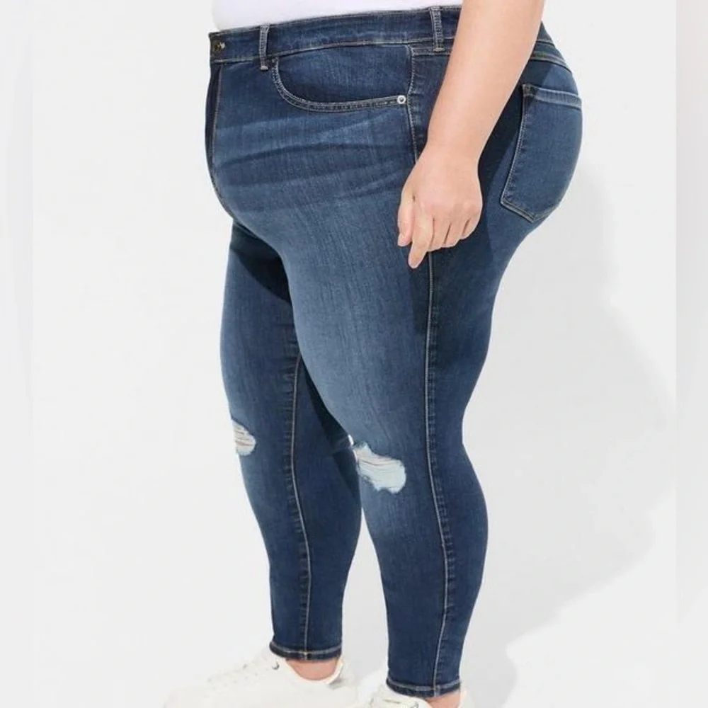 Torrid MidFit Super Skinny High-Rise Jeans - Picture 3 of 14